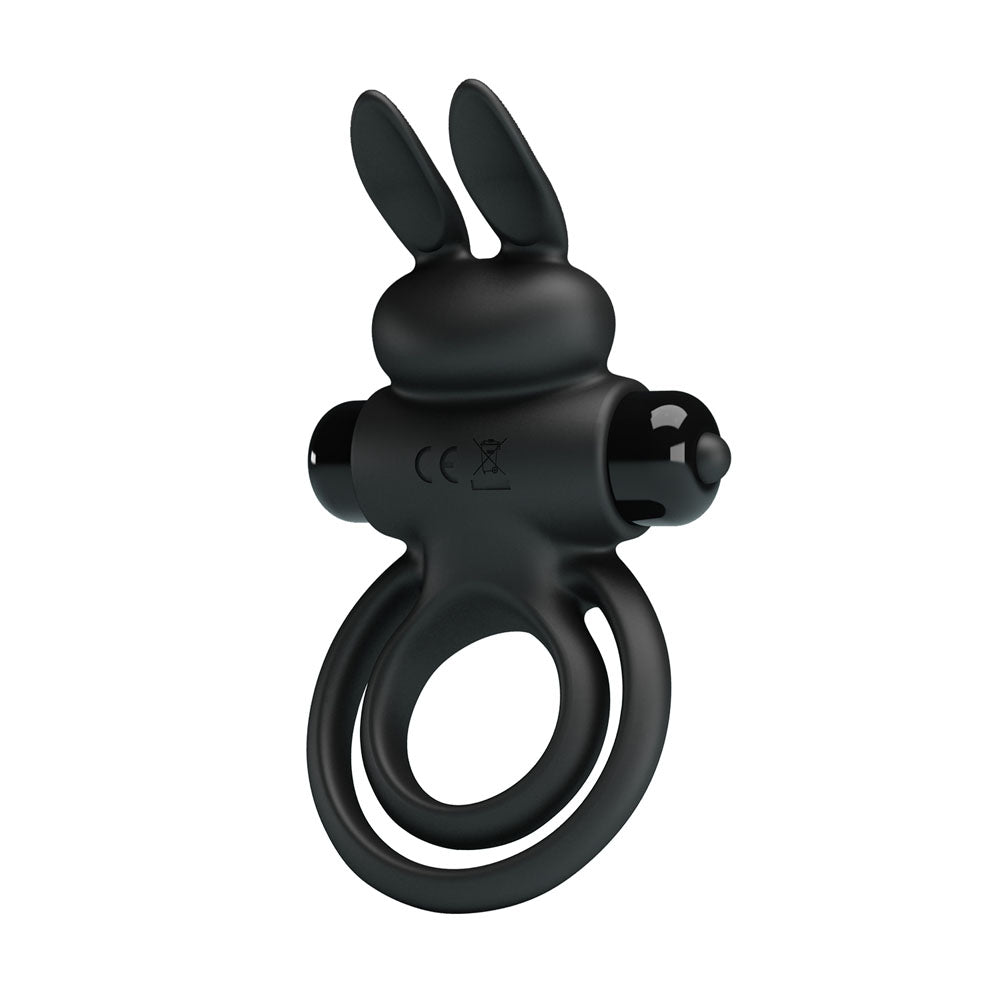 Party Up LAWRENCE Vibrating Cock Ring - Black Vibrating Cock & Balls Ring - Mr and Mrs D's