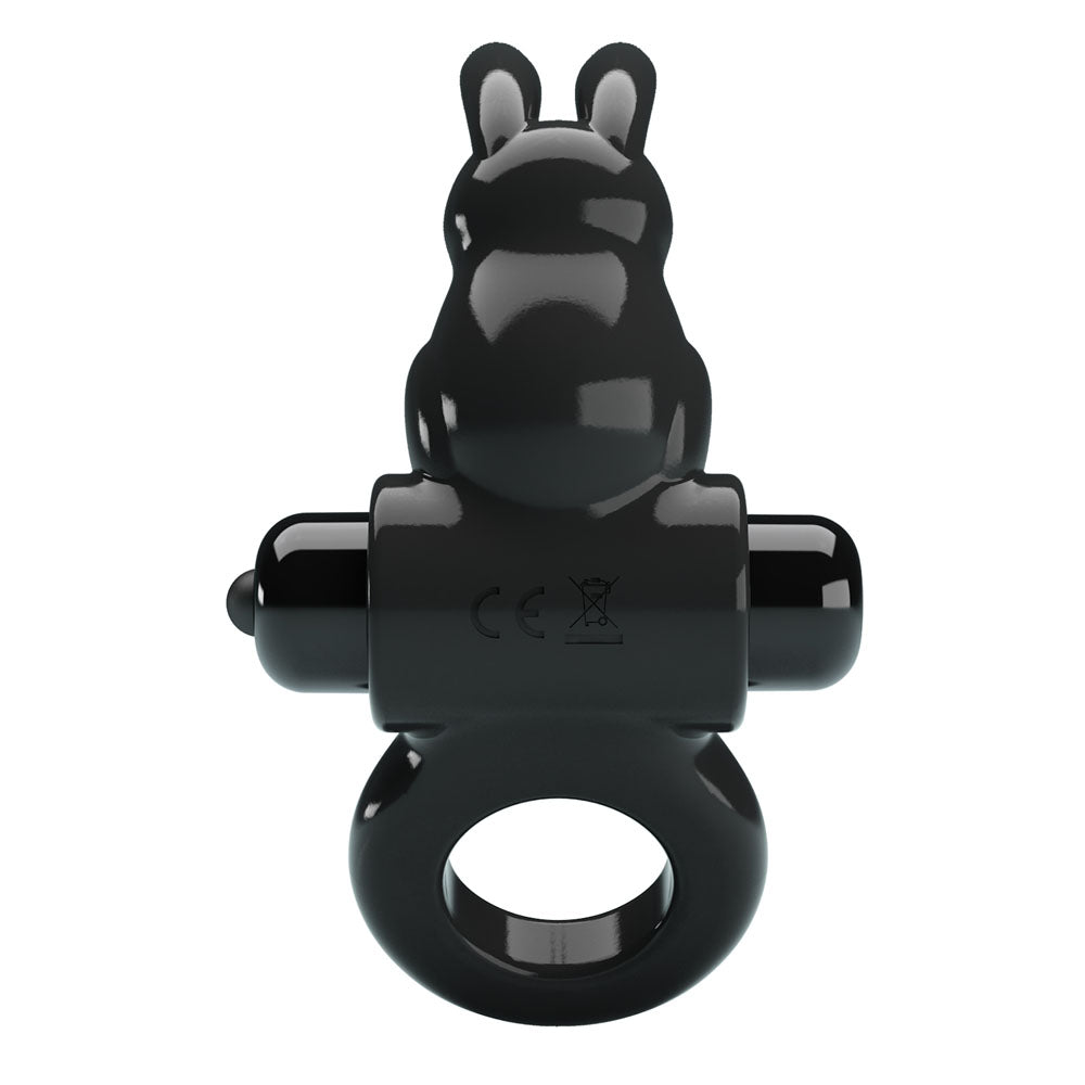 Party Up LEO Vibrating Cock Ring - Black Vibrating Cock Ring - Mr and Mrs D's