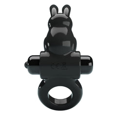 Party Up LEO Vibrating Cock Ring - Black Vibrating Cock Ring - Mr and Mrs D's