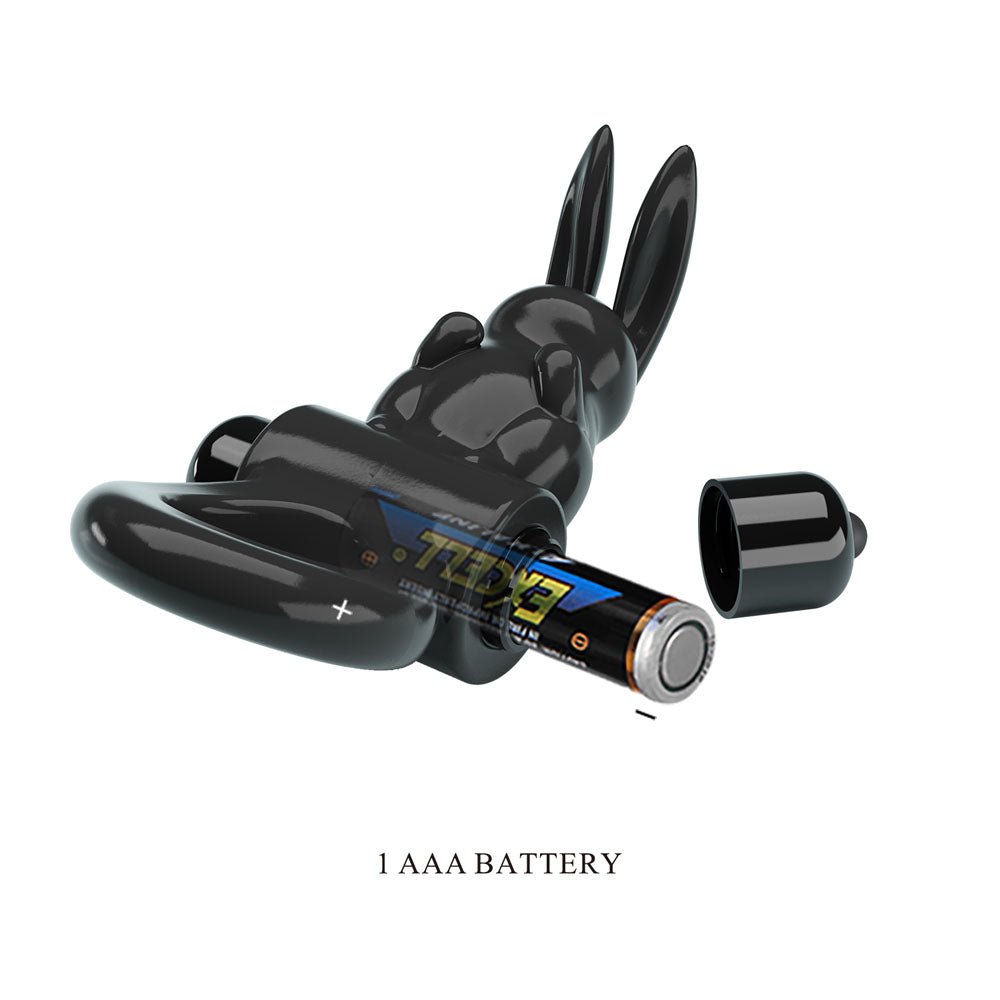 Party Up LEO Vibrating Cock Ring - Black Vibrating Cock Ring - Mr and Mrs D's