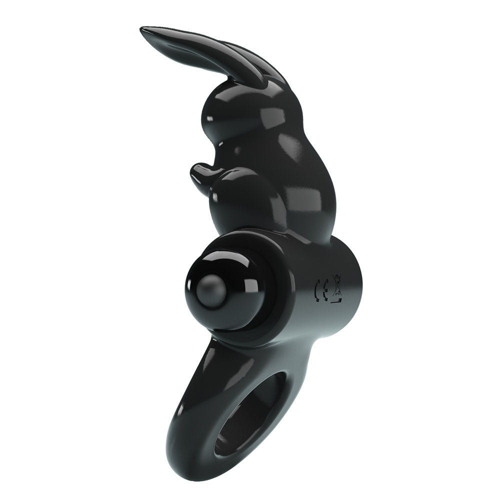 Party Up LEO Vibrating Cock Ring - Black Vibrating Cock Ring - Mr and Mrs D's