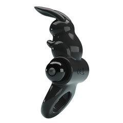 Party Up LEO Vibrating Cock Ring - Black Vibrating Cock Ring - Mr and Mrs D's