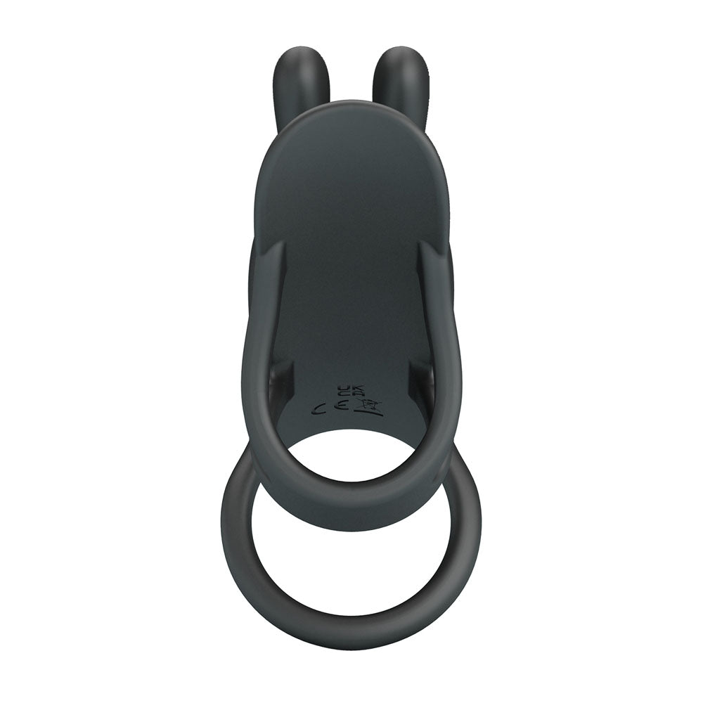 Party Up MARK Vibrating Penis Sleeve - Black USB Rechargeable Vibrating Cock Sleeve - Mr and Mrs D's