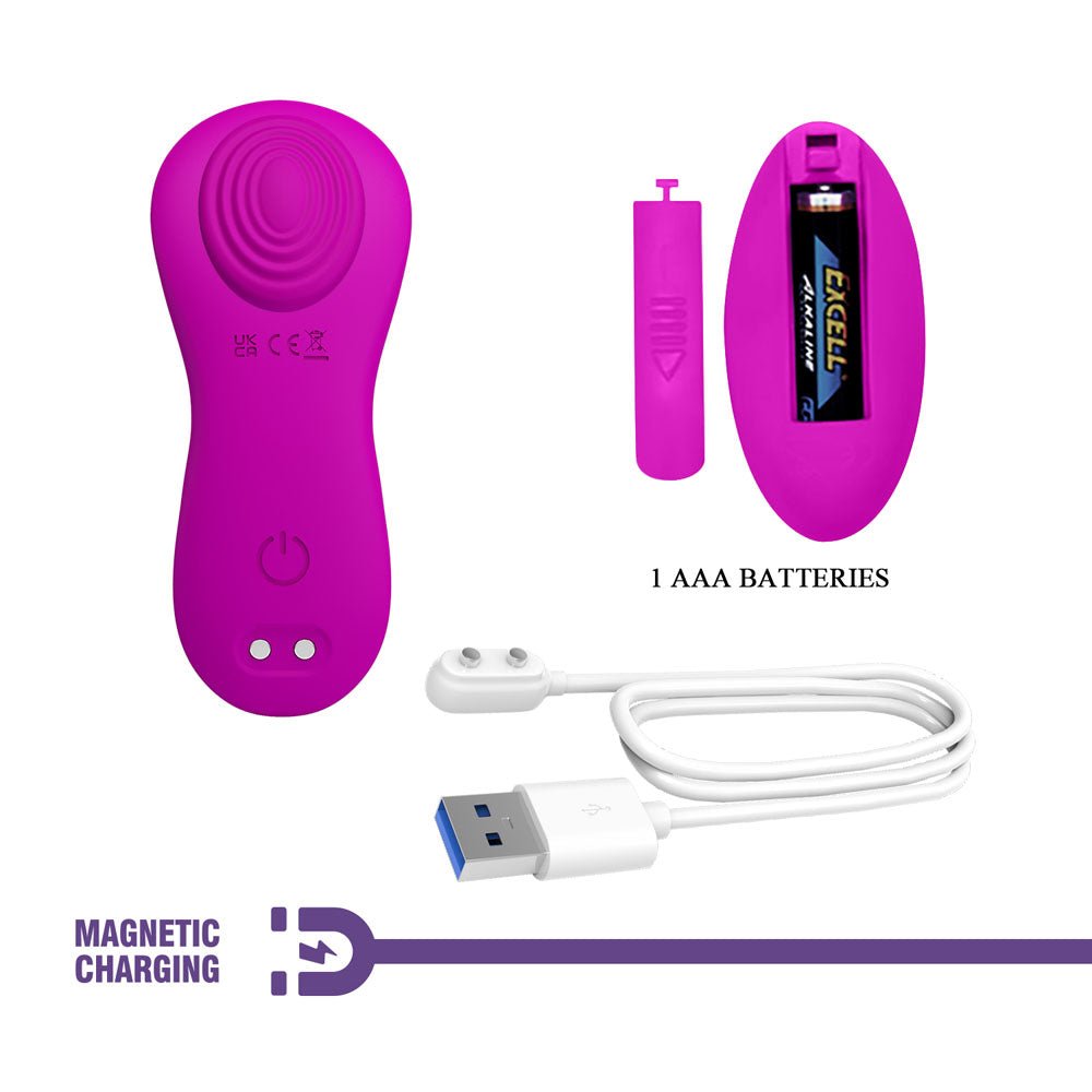 Party Up MICHAEL Panty Vibe - Pink - Pink USB Rechargeable Panty Vibrator with Wireless Remote Control - Mr and Mrs D's