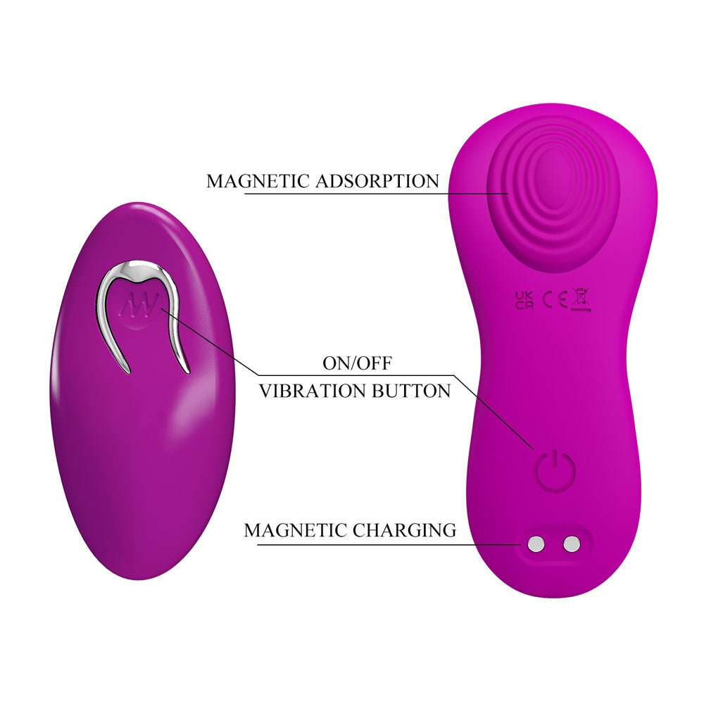 Party Up MICHAEL Panty Vibe - Pink - Pink USB Rechargeable Panty Vibrator with Wireless Remote Control - Mr and Mrs D's