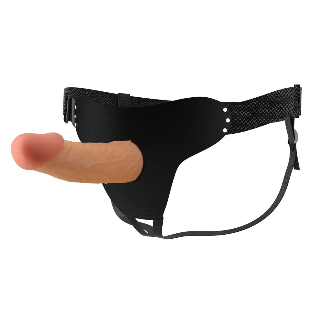 Party Up NATHAN Strap - On - Flesh 17.5 cm Hollow Strap - On - Mr and Mrs D's