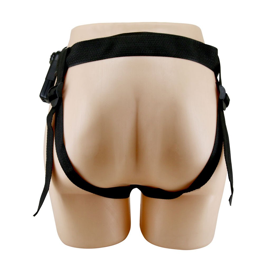 Party Up NELSON Vibrating Strap - On - Brown 17.5 cm Vibrating Hollow Strap - On - Mr and Mrs D's