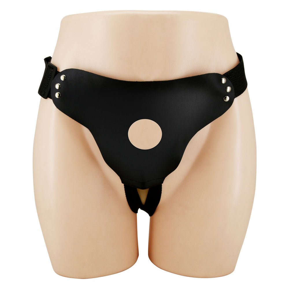 Party Up NICK Strap - On Harness - Black Adjustable Strap - On Harness (No Probe Included) - Mr and Mrs D's
