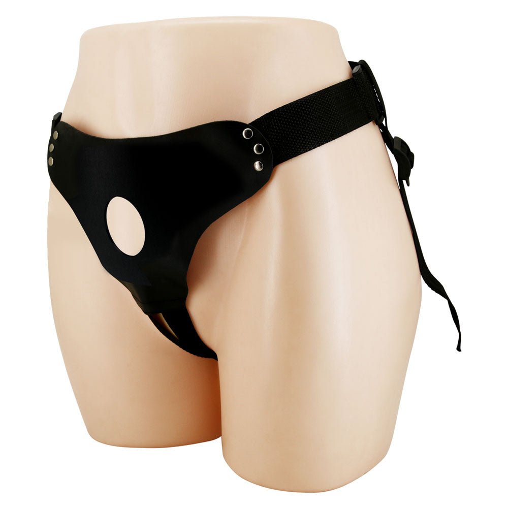 Party Up NICK Strap - On Harness - Black Adjustable Strap - On Harness (No Probe Included) - Mr and Mrs D's