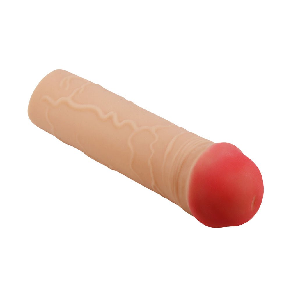 Party Up OSCAR 1 Inch Extender Sleeve - Flesh 1 Inch Penis Extender Sleeve - Mr and Mrs D's