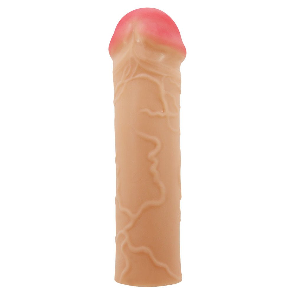 Party Up OSCAR 1 Inch Extender Sleeve - Flesh 1 Inch Penis Extender Sleeve - Mr and Mrs D's