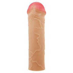 Party Up OSCAR 1 Inch Extender Sleeve - Flesh 1 Inch Penis Extender Sleeve - Mr and Mrs D's