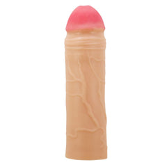 Party Up PARKER 2 Inch Extender Sleeve - Flesh 2 Inch Penis Extender Sleeve - Mr and Mrs D's