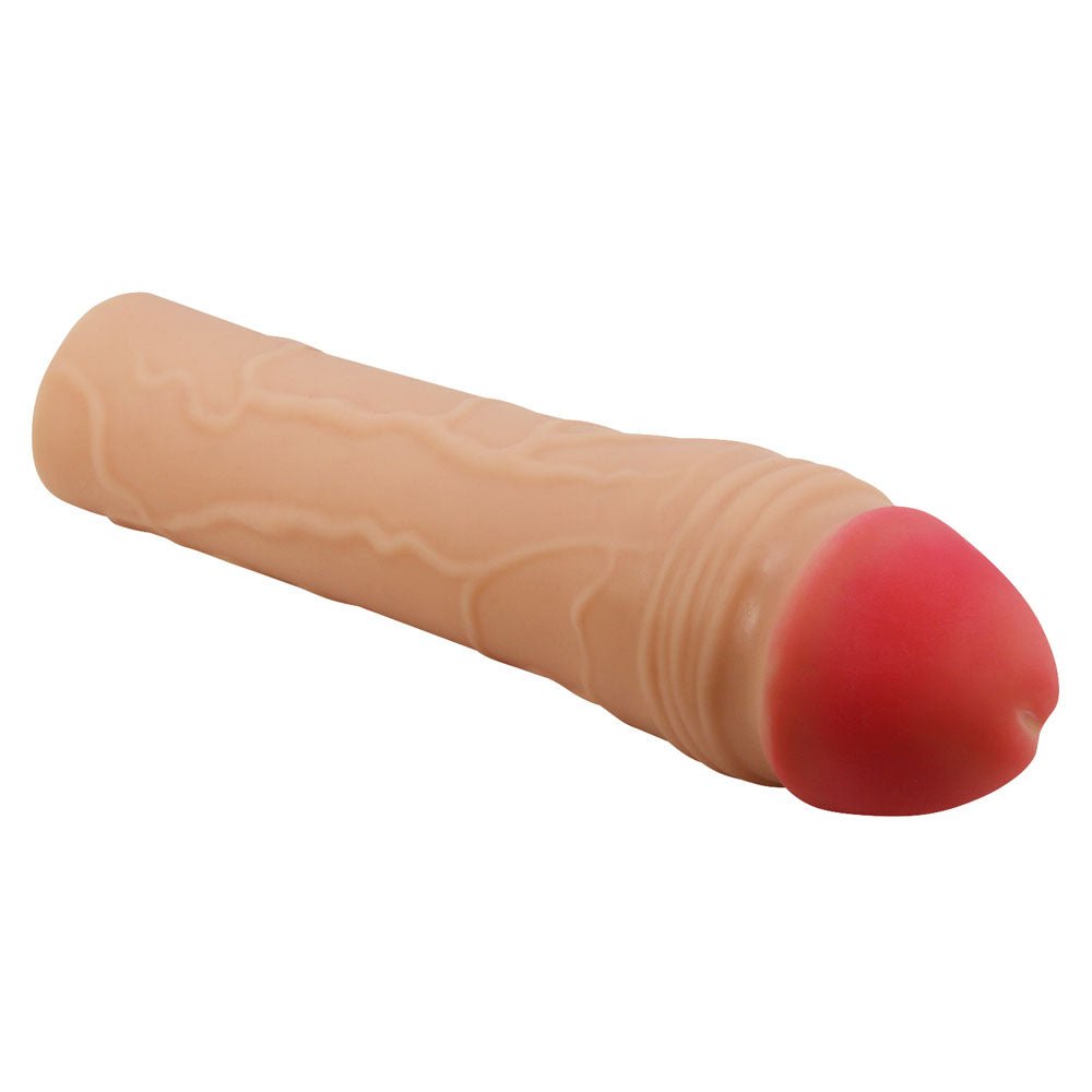 Party Up PARKER 2 Inch Extender Sleeve - Flesh 2 Inch Penis Extender Sleeve - Mr and Mrs D's