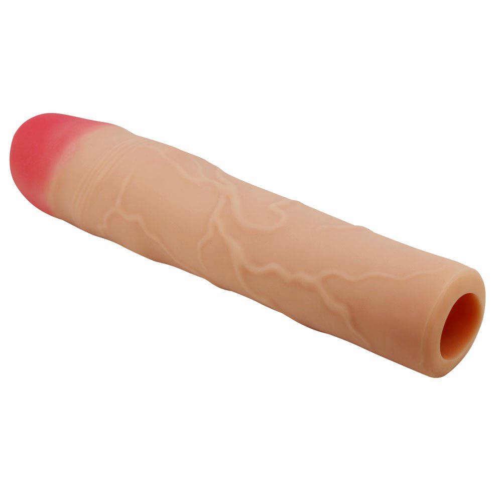 Party Up PHILIP 3 Inch Extender Sleeve - Flesh 3 Inch Penis Extender Sleeve - Mr and Mrs D's