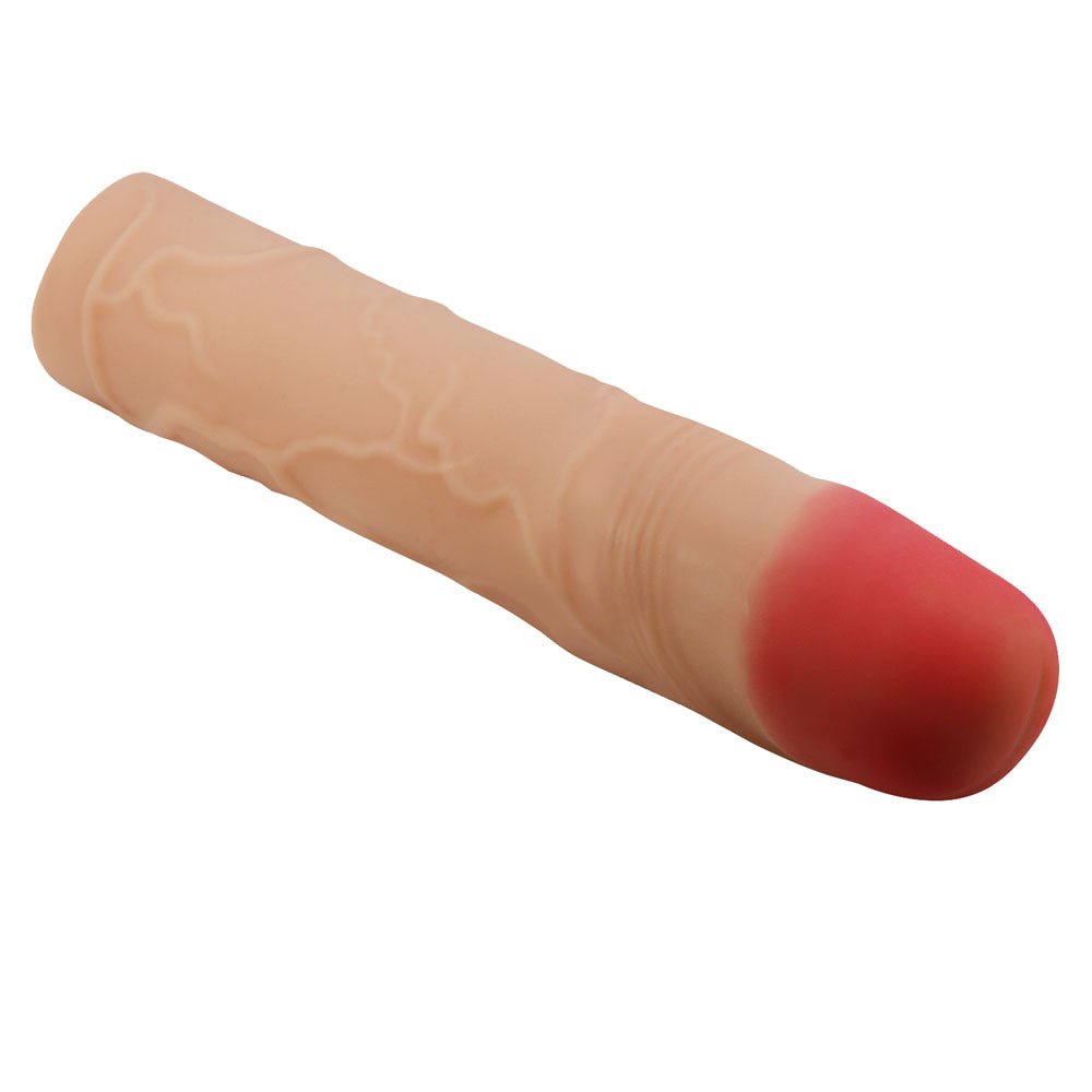 Party Up PHILIP 3 Inch Extender Sleeve - Flesh 3 Inch Penis Extender Sleeve - Mr and Mrs D's