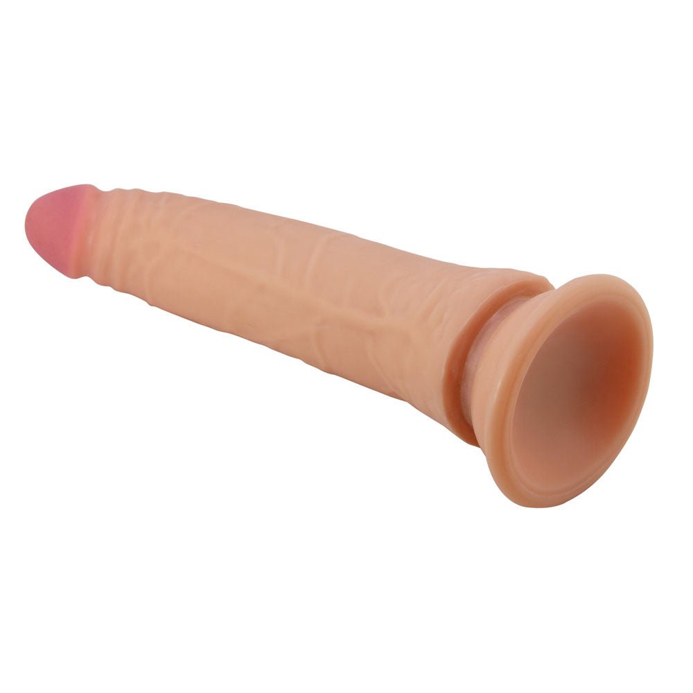 Party Up STEVEN Slide Skin Dong - Flesh 21 cm Flexible Dildo - Mr and Mrs D's