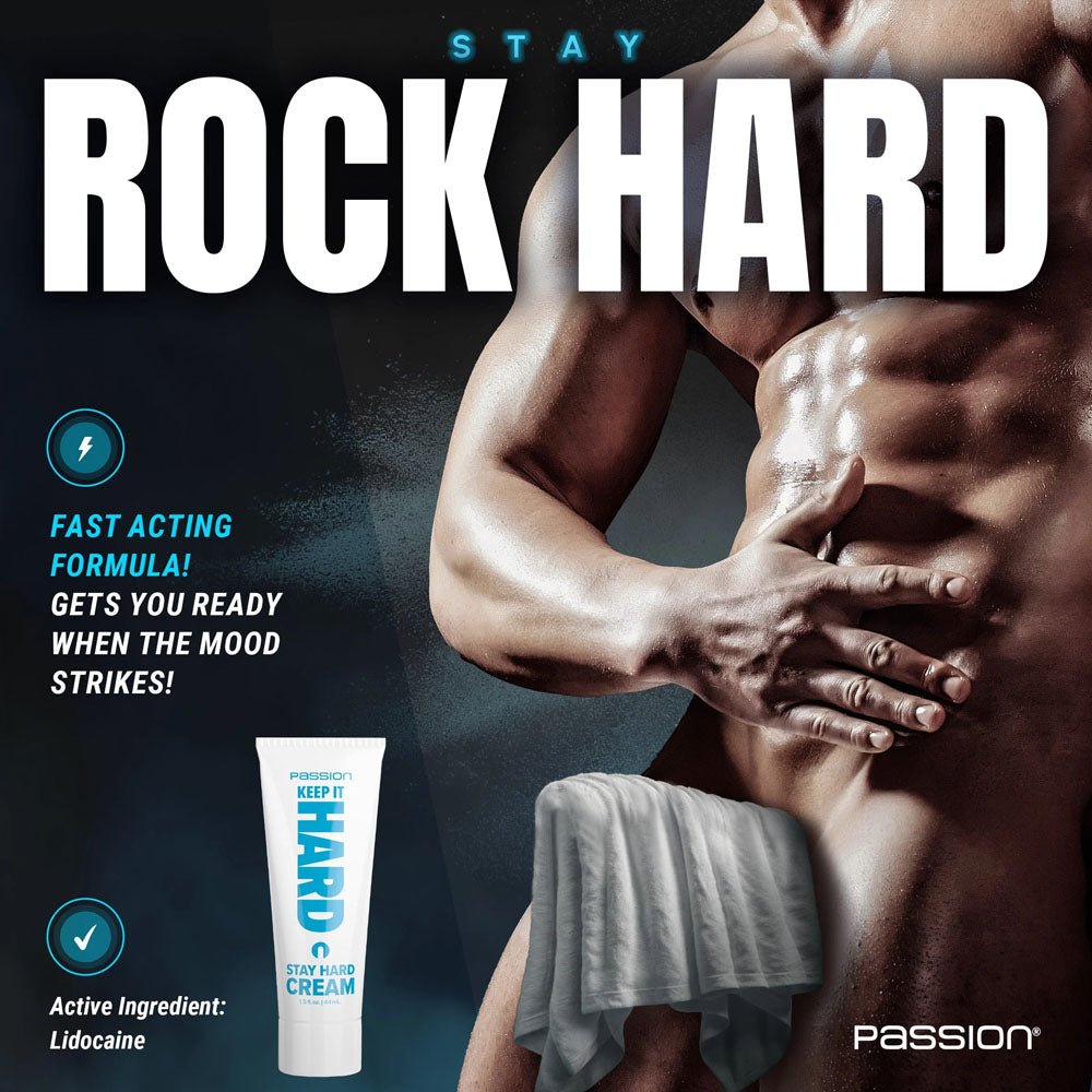 Passion Keep It Hard - Stay Hard Cream - 44 ml - ENHANCERS - Mr and Mrs D's