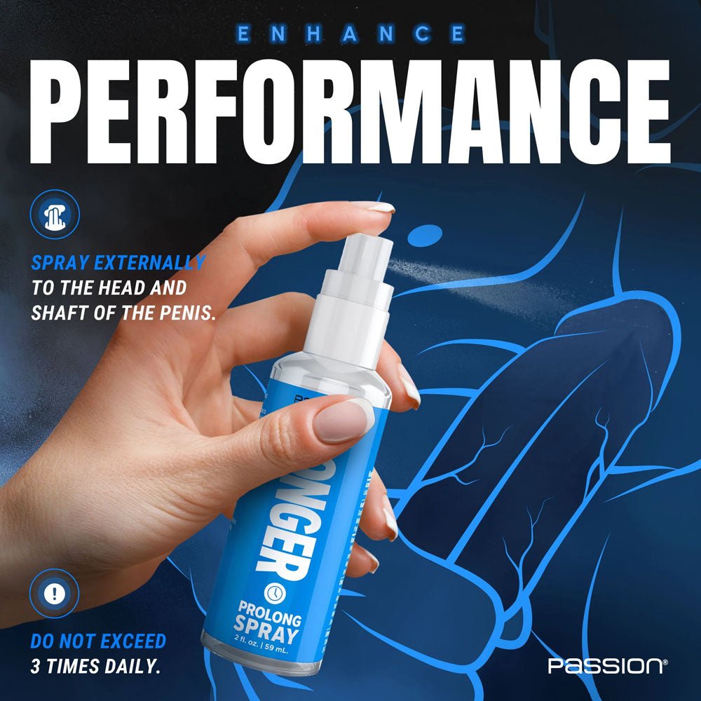 Passion Last Longer - Prolong Spray for Men - 59 ml - ENHANCERS - Mr and Mrs D's