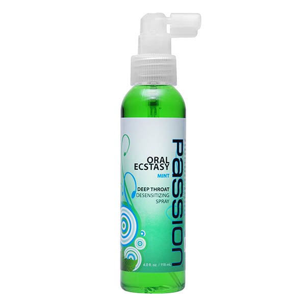 Passion Oral Ecstasy - Mint Flavoured Deep Throat Spray - 118 ml - Mr and Mrs D's