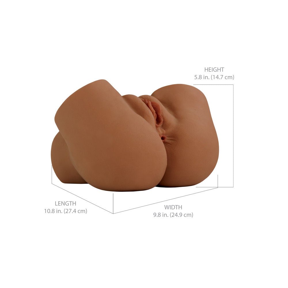 PDX Elite Back That Ass Up Auto Mega Masturbator - Brown - MASTURBATORS - Mr and Mrs D's