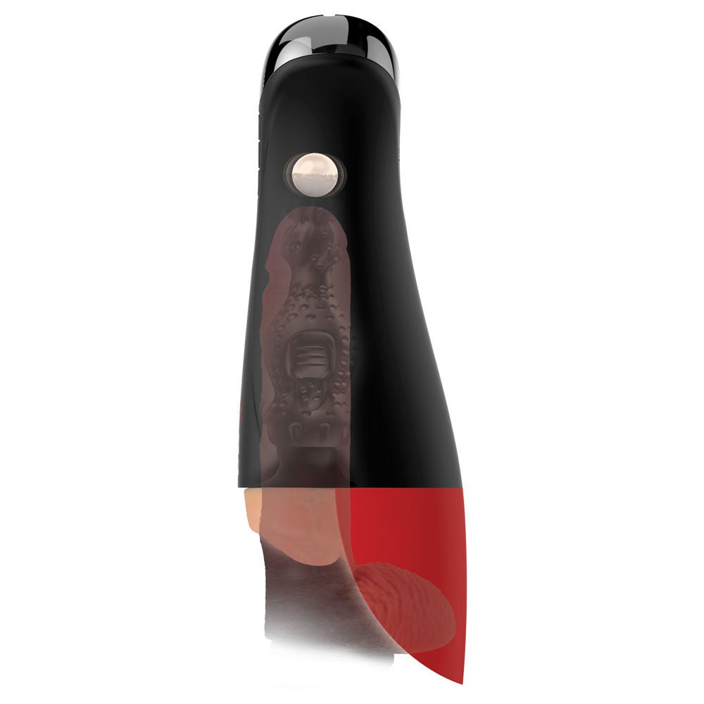 PDX Elite Fap - O - Matic Pro XL Auto Stroker Masturbator - Light - Flesh USB Rechargeable - Mr and Mrs D's