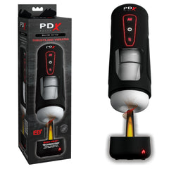 PDX Elite Milk Me Hotter - Thrusting Heating & Vibrating Auto Stroker Masturbator USB Rechargeable - Mr and Mrs D's