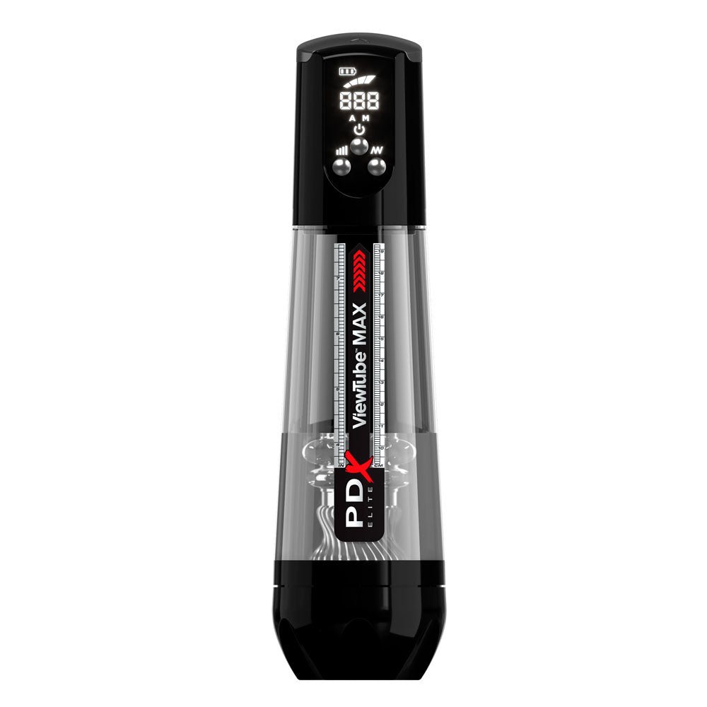 PDX Elite ViewTube MAX View - Clear USB Rechargeable Suction Auto Stroker Masturbator - MASTURBATORS - Mr and Mrs D's
