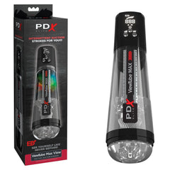 PDX Elite ViewTube MAX View - Clear USB Rechargeable Suction Auto Stroker Masturbator - Mr and Mrs D's