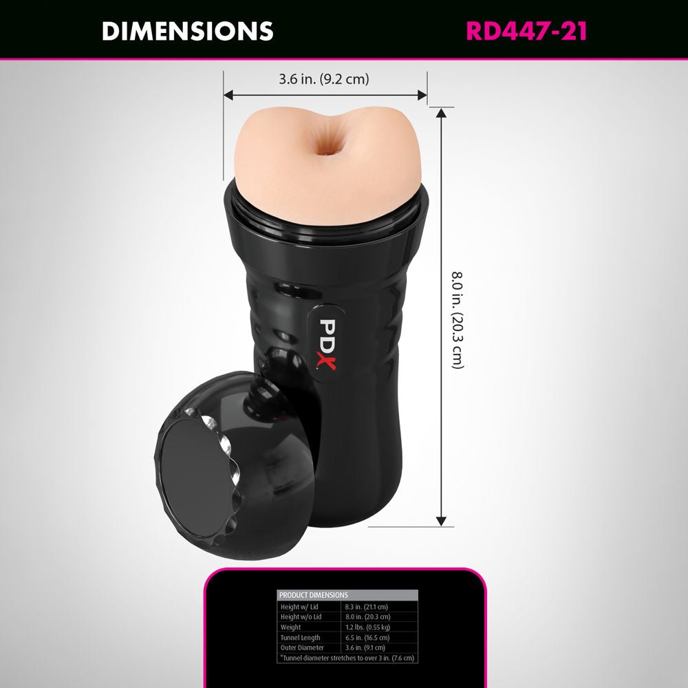 PDX Wet Bussies Super Bangin Butt - Flesh Anal Stroker - Mr and Mrs D's