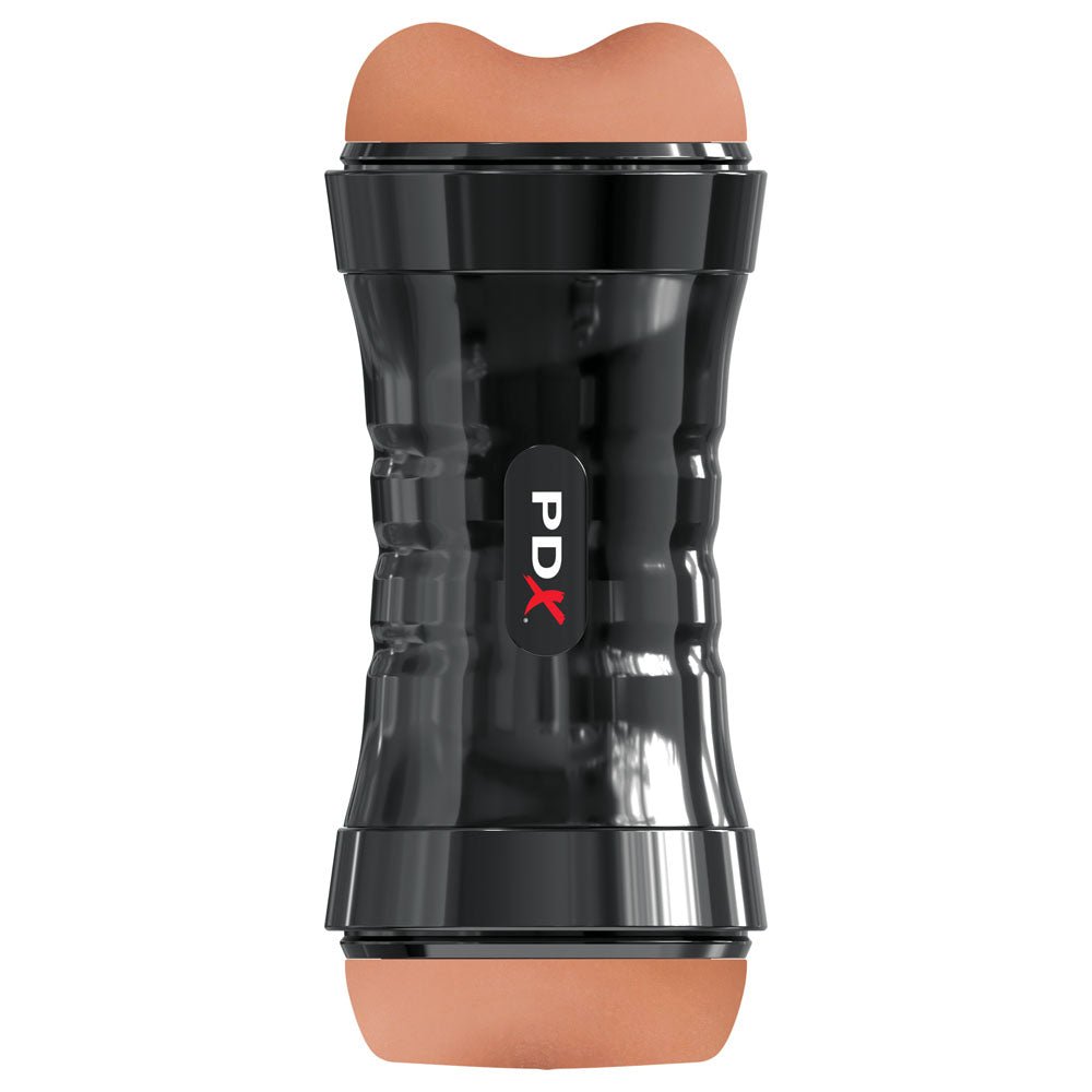 PDX Wet Pussies Super Flip - A - Pussy Over - Brown Dual Ended Stroker (Vagina & Ass) - Mr and Mrs D's