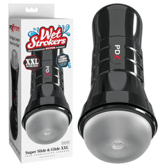 PDX Wet Pussies - Super Slide & Glide XXL - Clear Stroker Masturbator - Mr and Mrs D's