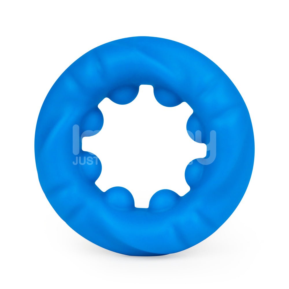 Pinnacle Pro Ridge Bump Stretcher - Blue Cock Ring - COCK RINGS - Mr and Mrs D's