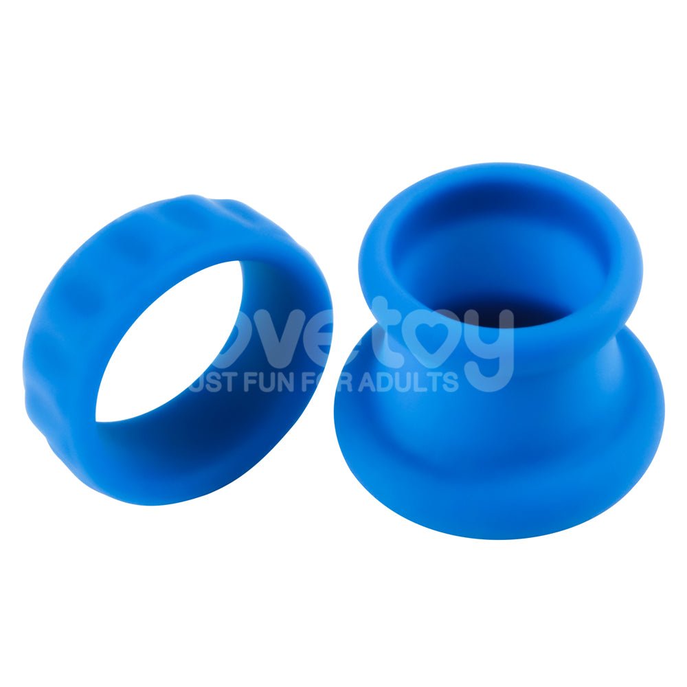 Pinnacle Pro Twin Flex - Blue Cock & Balls Rings - COCK RINGS - Mr and Mrs D's