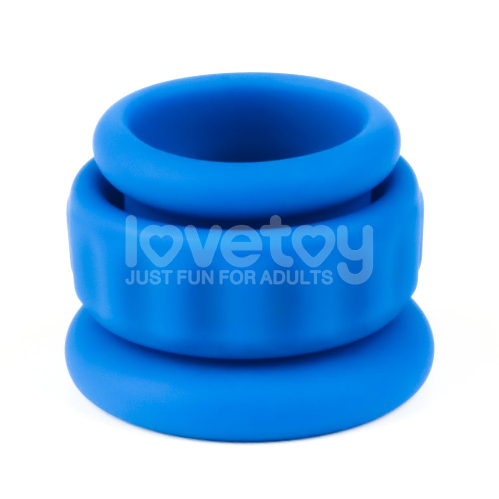 Pinnacle Pro Twin Flex - Blue Cock & Balls Rings - COCK RINGS - Mr and Mrs D's
