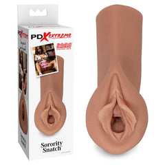 Pipedream Extreme Toyz Sorority Snatch - Brown - Brown Vagina Stroker - Mr and Mrs D's