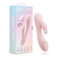 Play With Me - Fairy Flutter - Pink 19.7 cm USB Rechargeable Rabbit Vibrator - Mr and Mrs D's