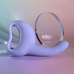 Playboy Pleasure NICE TO MEET YOU - Purple 19.5 cm USB Rechargeable Vibrator - Mr and Mrs D's