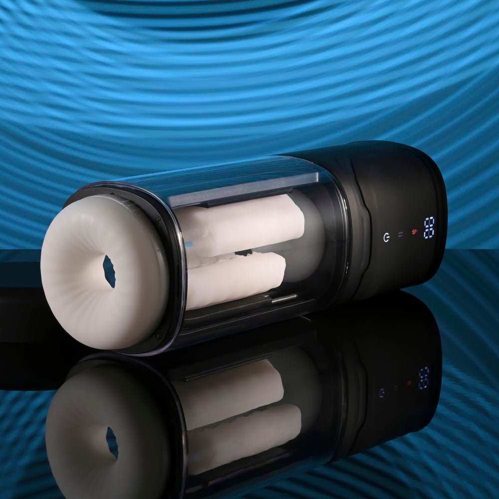 Playboy Pleasure SIDE PIECE - USB Rechargeable Warming Auto Stroker - Mr and Mrs D's