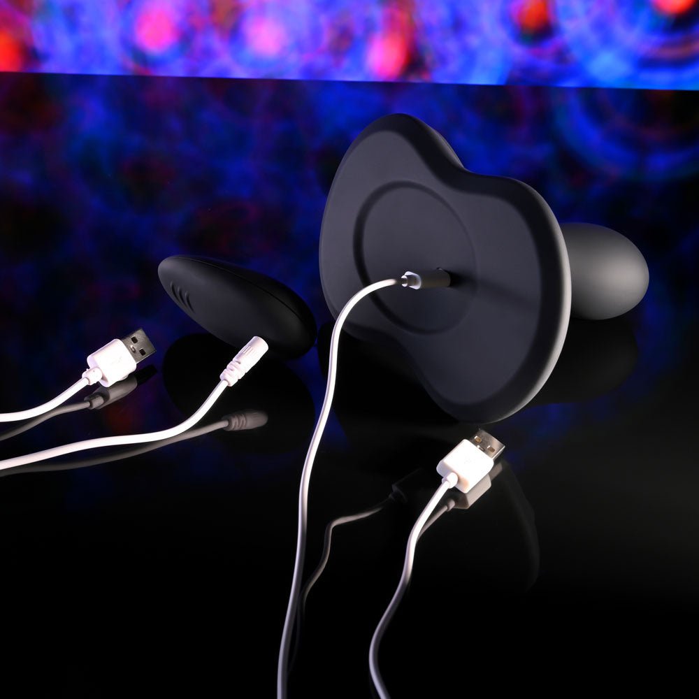 Playboy Pleasure SITTIN & SPINNIN - Spinning Vibrator & Grinder Pad with Remote Black USB Rechargeable - Mr and Mrs D's