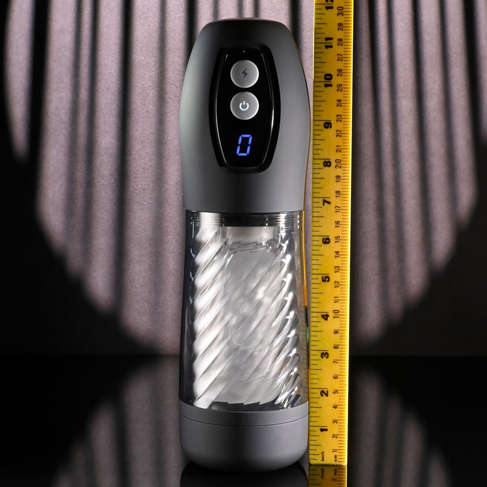 Playboy Pleasure WHIRLWIND - Clear USB Rechargeable Thrusting and Spinning Auto Stroker - MASTURBATORS - Mr and Mrs D's
