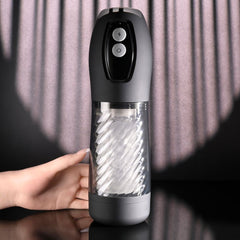 Playboy Pleasure WHIRLWIND - Clear USB Rechargeable Thrusting and Spinning Auto Stroker - MASTURBATORS - Mr and Mrs D's