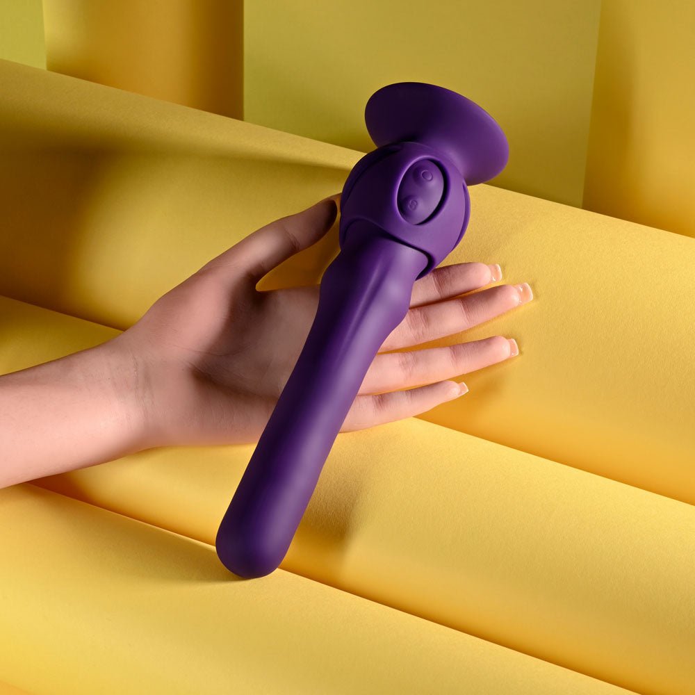Playboy Pleasure WIGGLE IT Wiggling Vibrator - Purple 23.9 cm USB Rechargeable - VIBRATORS - Mr and Mrs D's
