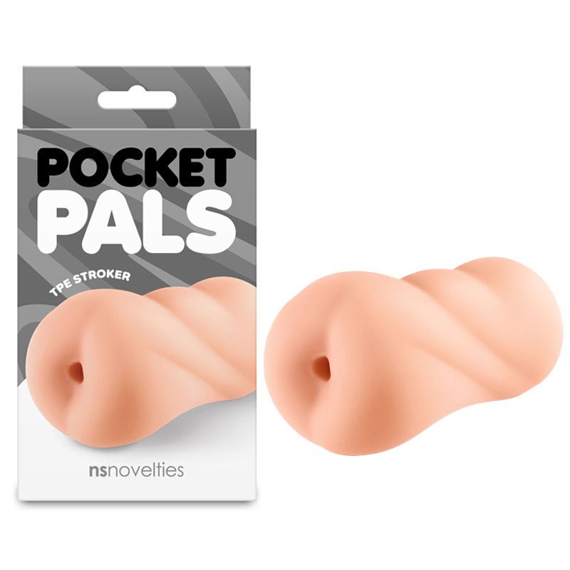 Pocket Pals Anal Stroker Masturbator - Tan - MASTURBATORS - Mr and Mrs D's
