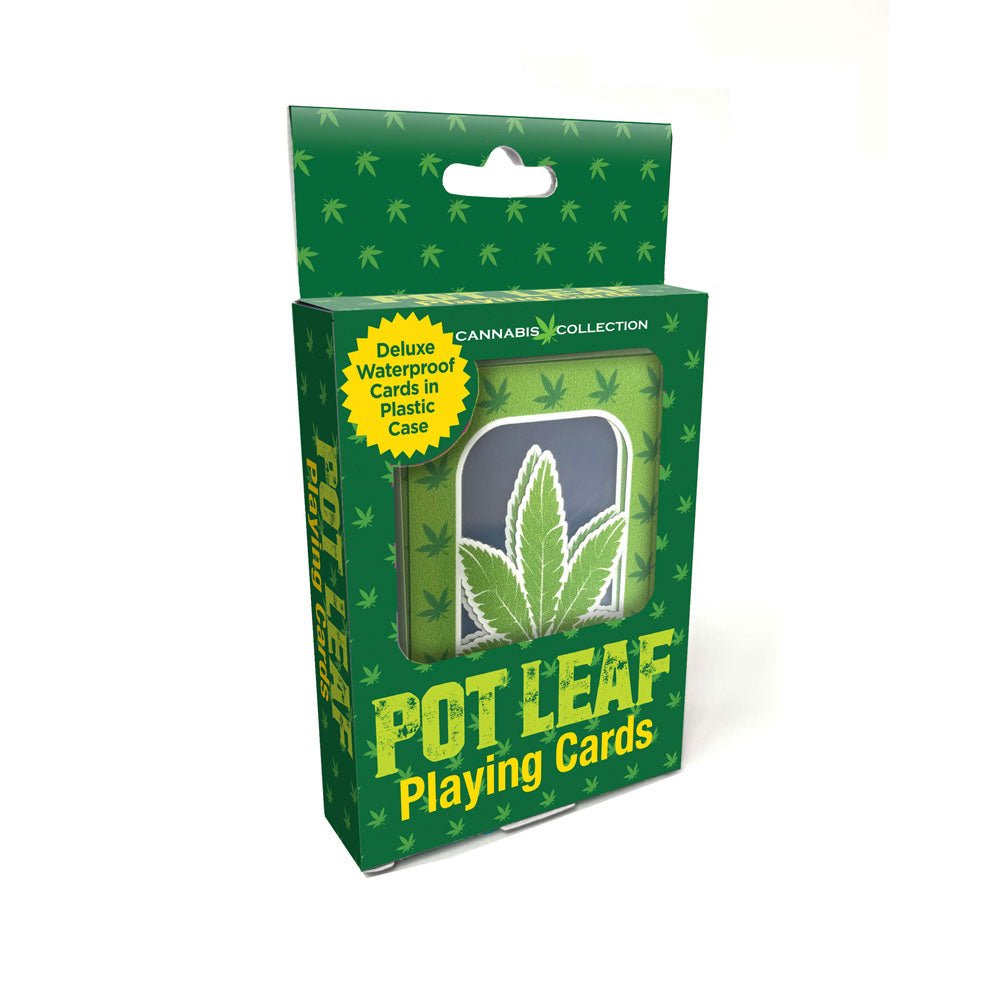 Pot Leaf Playing Cards - Waterproof Novelty Playing Cards - GAMES - Mr and Mrs D's