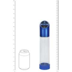 PUMPED Automatic Waterproof Penis Pump - Blue/Clear USB Rechargeable - Mr and Mrs D's