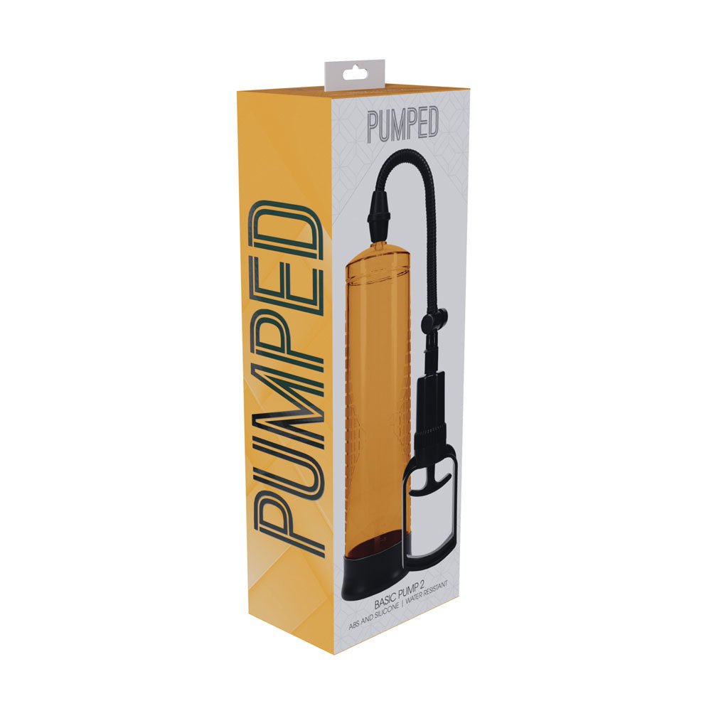 PUMPED Basic Pump 2 - Orange - Orange Penis Pump - PUMPS - Mr and Mrs D's