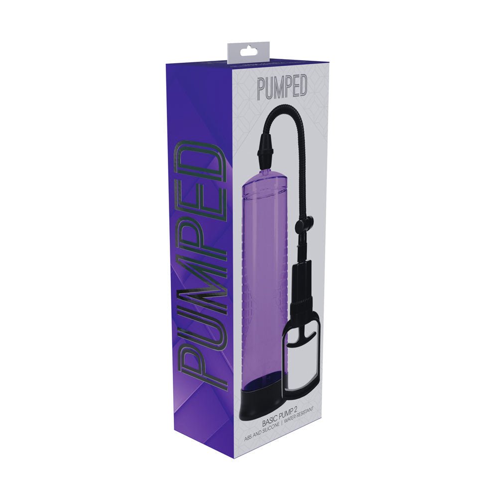 PUMPED Basic Pump 2 - Purple Penis Pump - PUMPS - Mr and Mrs D's