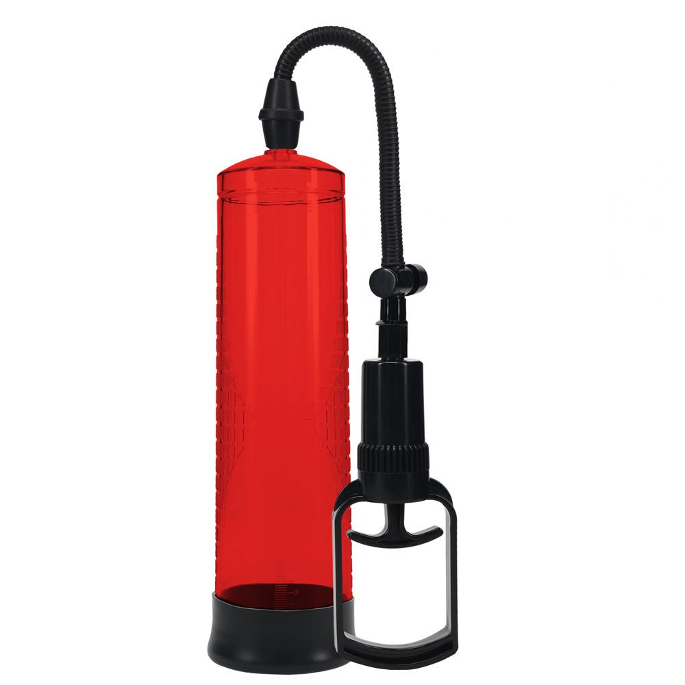 PUMPED Basic Pump 2 - Red - Red Penis Pump - PUMPS - Mr and Mrs D's