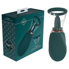PUMPED Boost Auto Vulva & Brest Pump - Green - Green USB Rechargeable Ladies Pump - Mr and Mrs D's